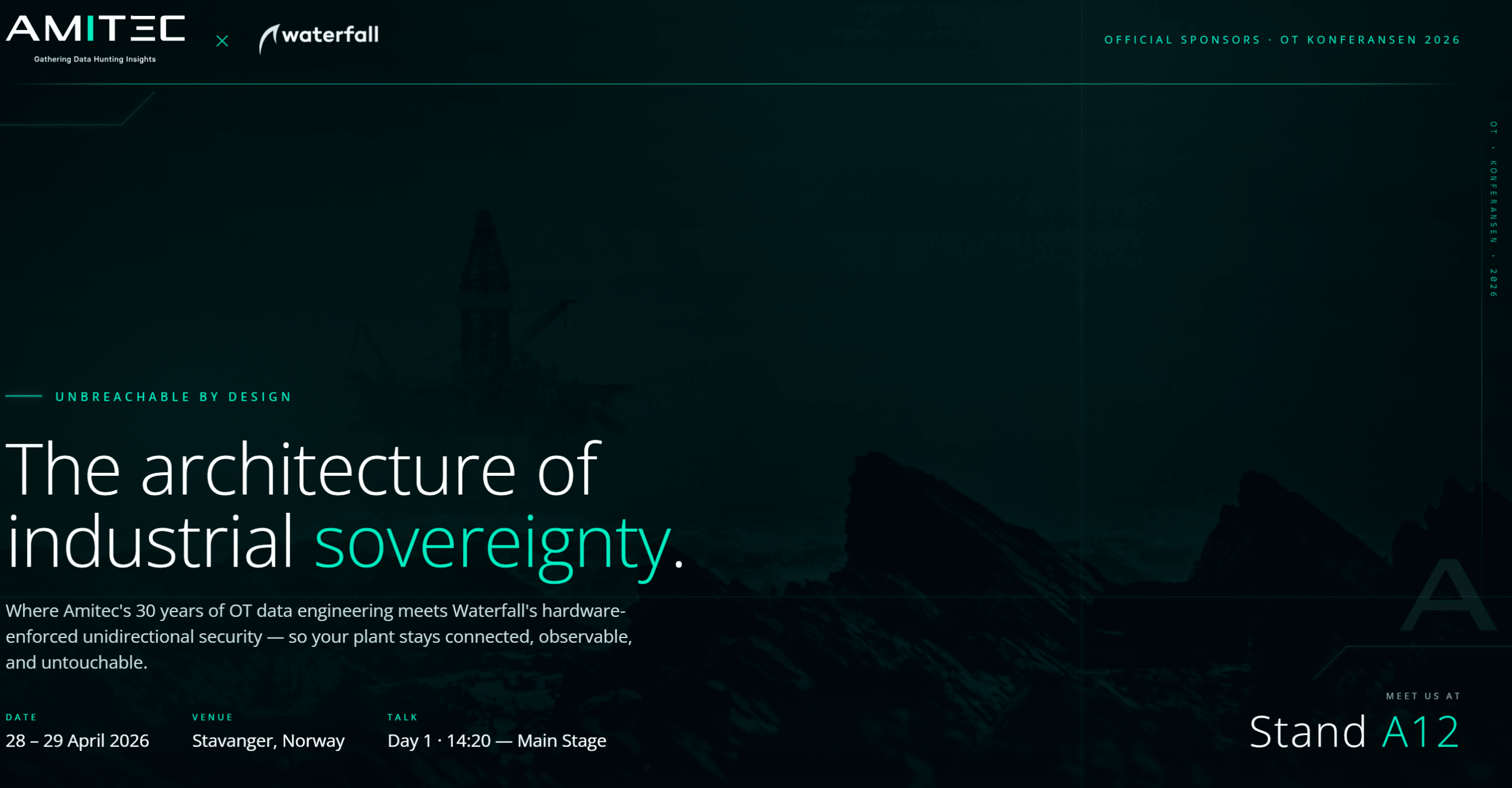 WAterfall Amitec Sponsorship Speaker OT Conference